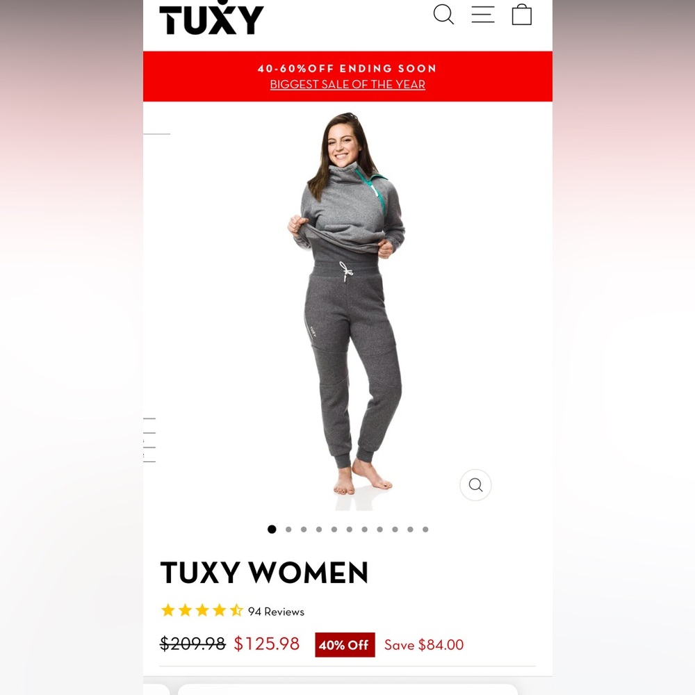 TUXY onesie MEDIUM